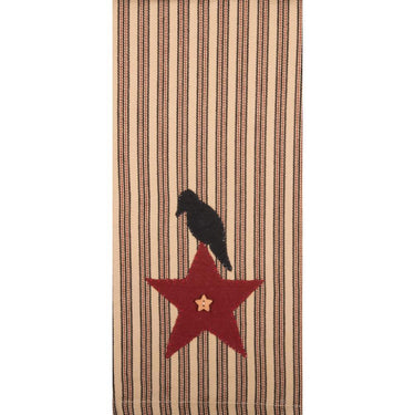 Crow And Gold Star Towel Set of two ETRE0305 - The Fox Decor